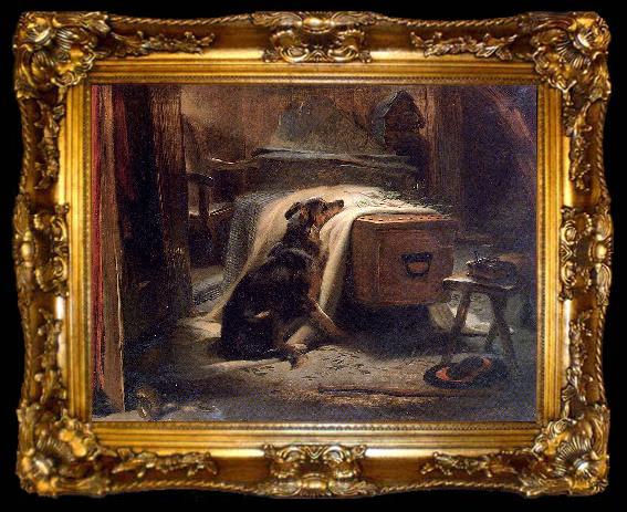 framed  Landseer, Edwin Henry The Old Shepherd